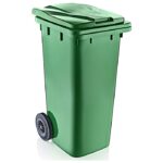Çöp Kovası Bahçe Çöp Konteyneri 120 Lt Yeşil
